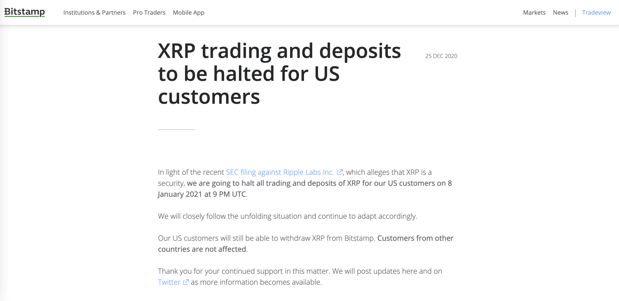 Bitstamp(Bitstamp CEO员工数量减少约30%并非裁员)